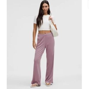 lululemon Softstreme High-Rise Wide-Leg Pique Pant - Lavender Lux